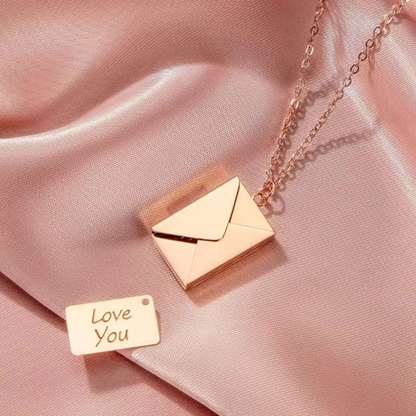 Love You Secret Message Pendant Necklace