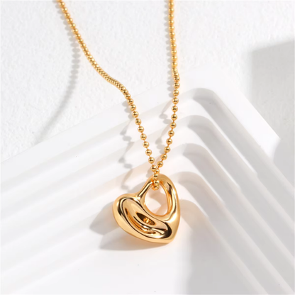 Modern Heart Necklace