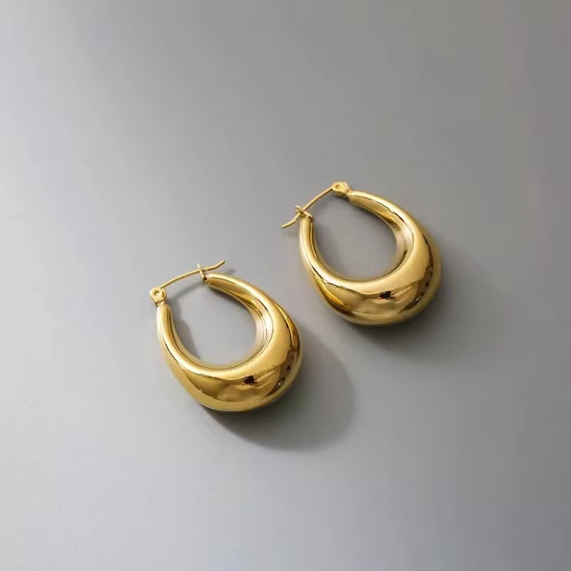 Chunky Hoop Earrings