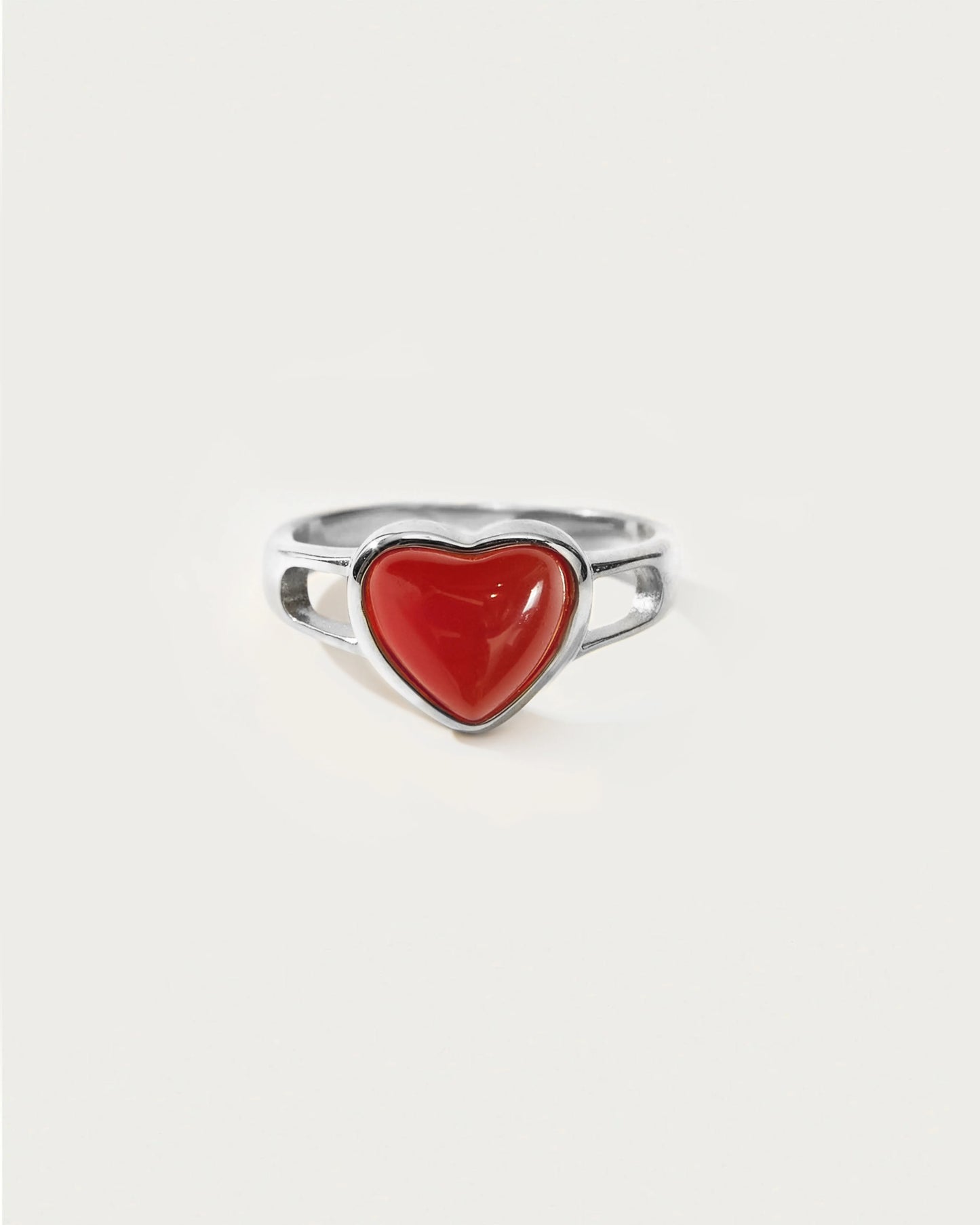 Carnelian Stone Heart Collection