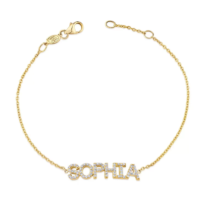 Iced Custom Name Bracelet