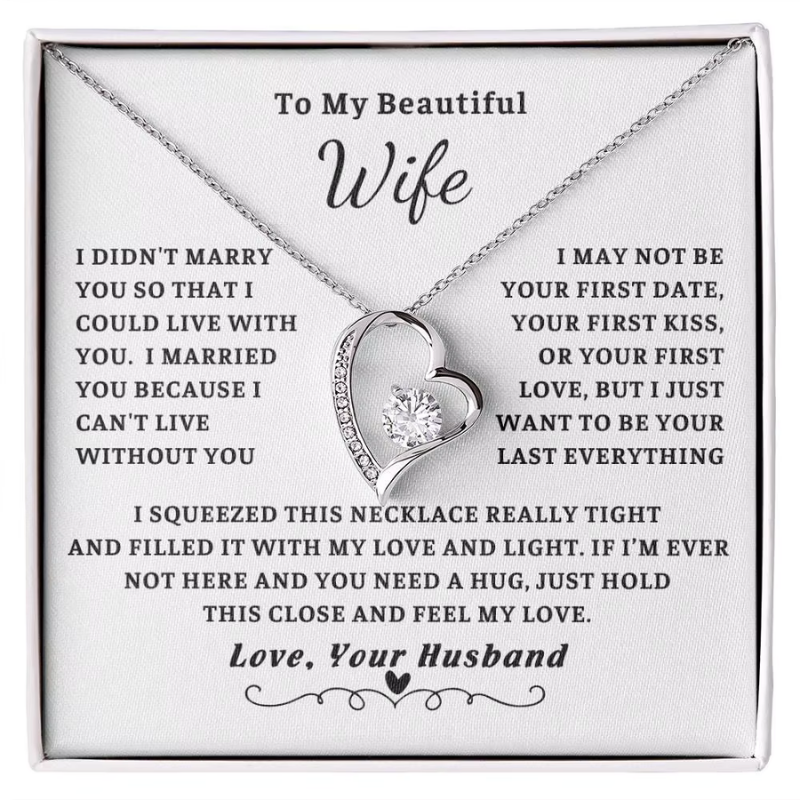 "To my Wife" Love Necklace