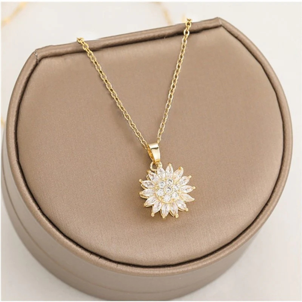 Anti-Stress Sunflower Necklace