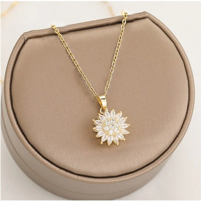 Anti-Stress Sunflower Necklace