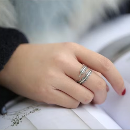 Enchanted Feather Wrap Ring