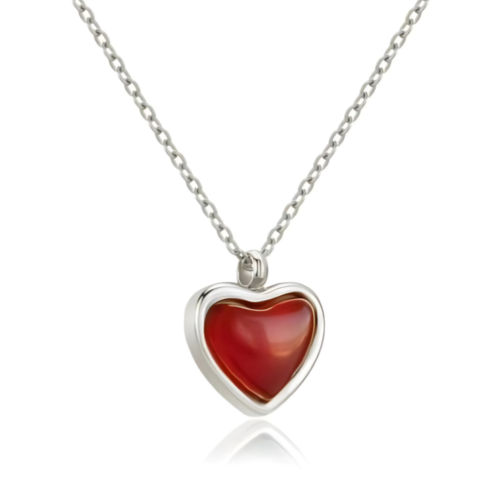 Carnelian Stone Heart Collection