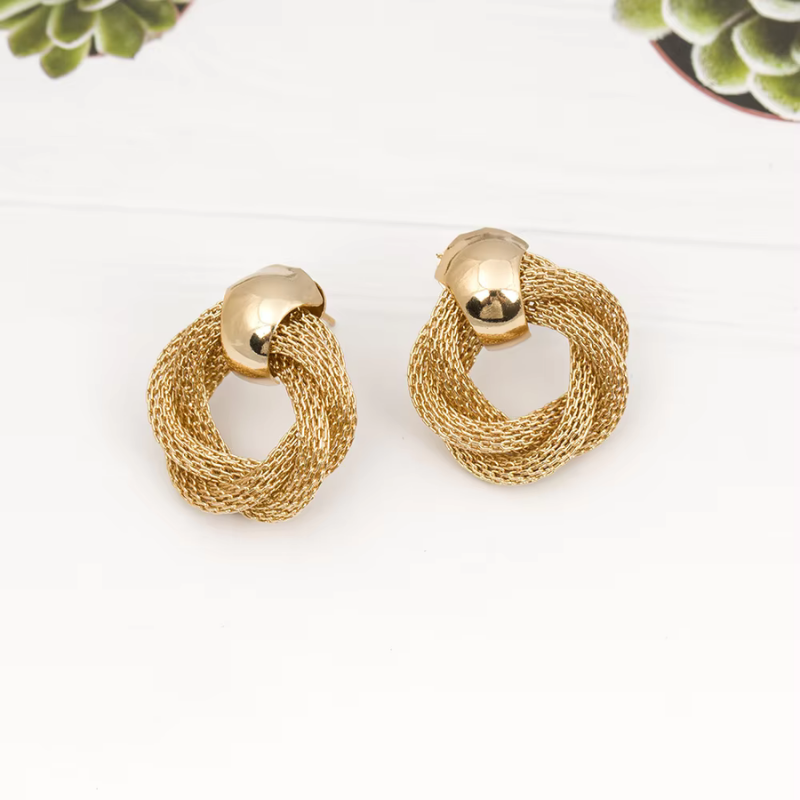 Vintage Unwoven Earrings