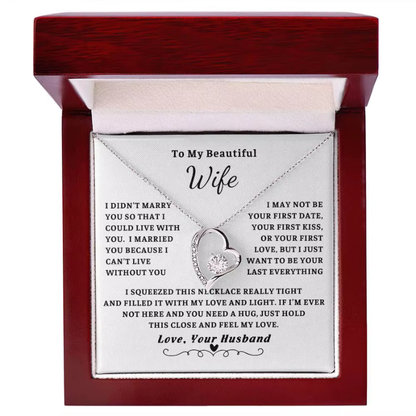 "To my Wife" Love Necklace