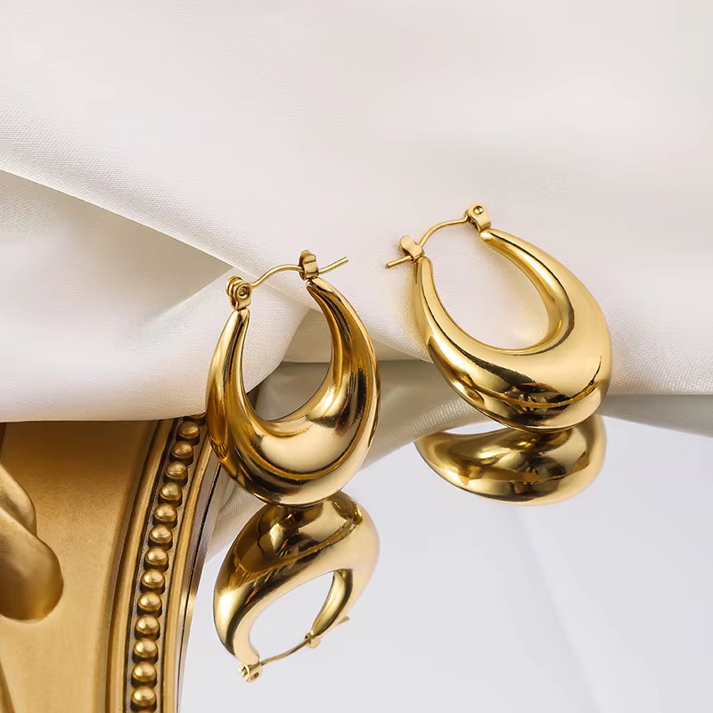 Chunky Hoop Earrings