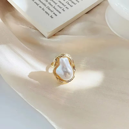 Opulence Baroque Pearl Ring