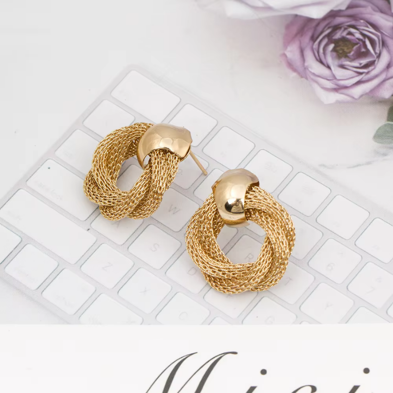 Vintage Unwoven Earrings