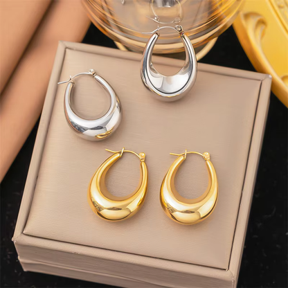 Chunky Hoop Earrings