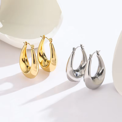 Chunky Hoop Earrings