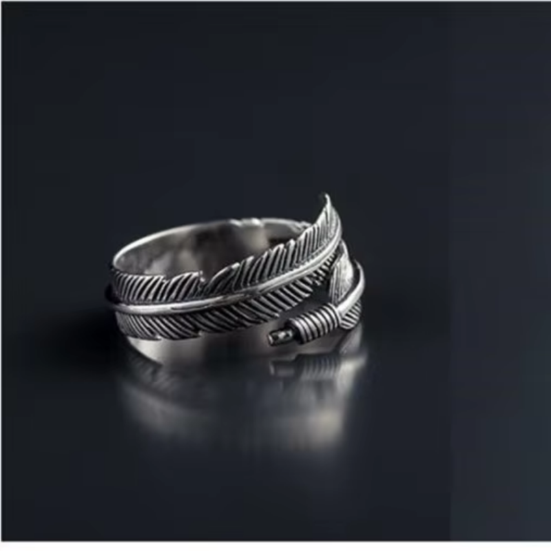 Enchanted Feather Wrap Ring