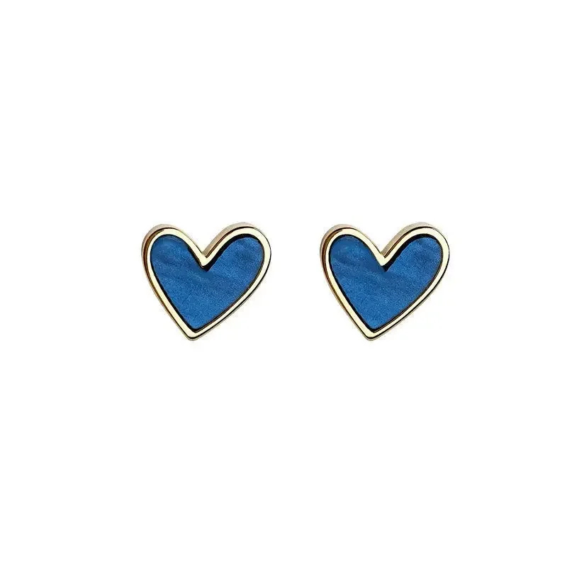 Heart Shaped Stud Earrings