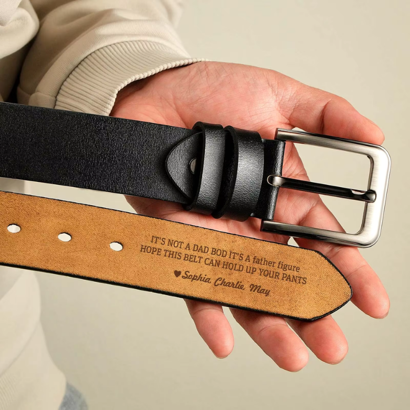 Personalized Leather Belt