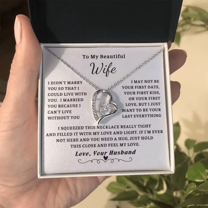 "To my Wife" Love Necklace