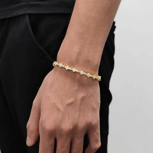 Honeycomb Iced-Out Bracelet