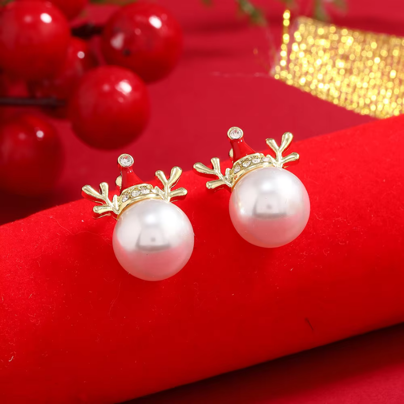 Charming Christmas Stud Earrings