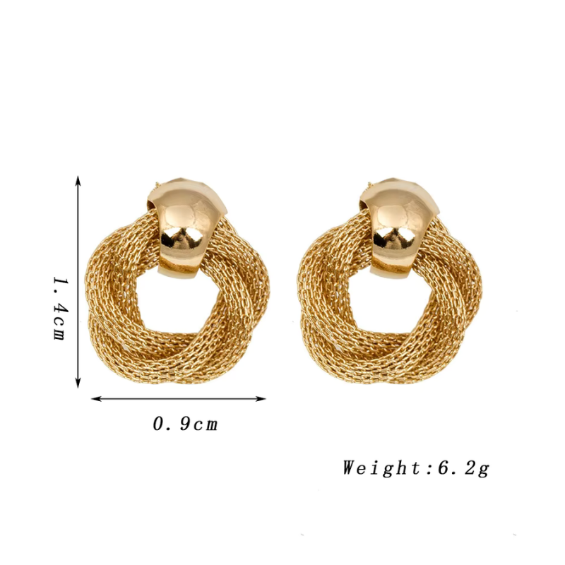 Vintage Unwoven Earrings