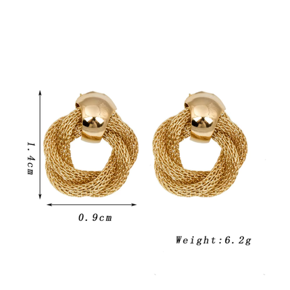 Vintage Unwoven Earrings