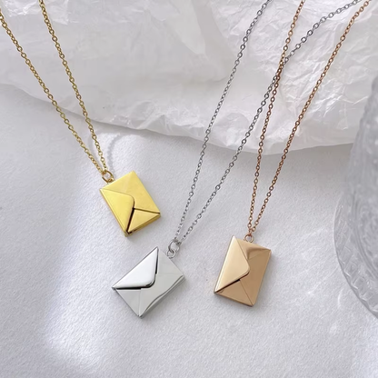 Love You Secret Message Pendant Necklace