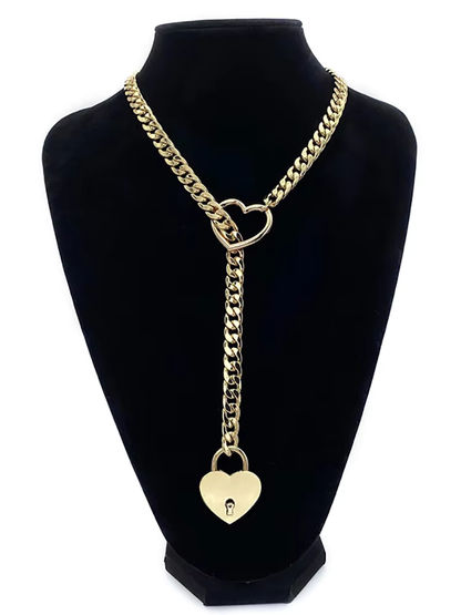 "THE HEARTSLIP" Necklace