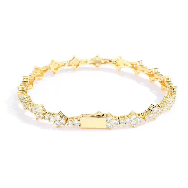 Honeycomb Iced-Out Bracelet