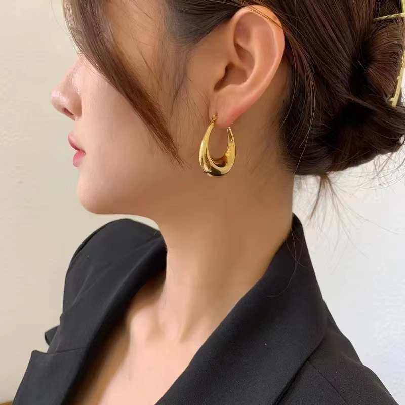 Chunky Hoop Earrings