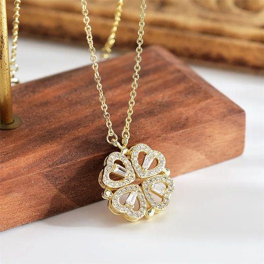 Magnetic Lucky Heart Pendant Necklace